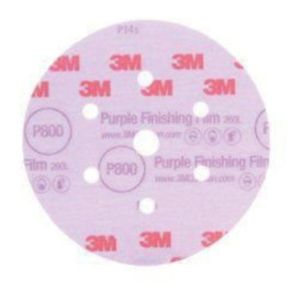 3M 30771 260L Series Abrasive Disc, 6'' Diameter, P600 Grit, Hook and Loop,