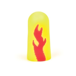 3M 312-1252 E-A-Rsofeet Yellow Neon Blasts Earplugs, 33 dB Noise Reduction