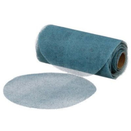 3M 36441 Blue Net Abrasive Disc Roll, 5'' Diameter, 320 Grit, Hook and Loop