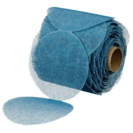 3M 36454 Blue Net Abrasive Disc Roll, 3'' Diameter, 240 Grit, Hook and Loop