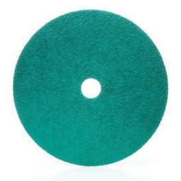 3M 36509 Green Corps Fibre Disc, 7'' Diameter, 40 Grit, 8600 rpm, Bag of 20