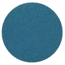 3M 36523 Hookit Blue Abrasive Disc, 6'' Diameter, 40E Grit, No Hole, Box of