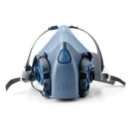 3M 37082 7500 Series Half Facepiece Reusable Respirator, Medium, NIOSH Appr