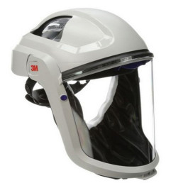 3M Versaflo M-206 Respiratory Faceshield Assembly 37299, Gray, Comfort Faceseal, Lightweight PAPR Headtop