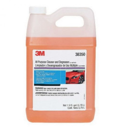 3M 38350 All Purpose Cleaner and Degreaser, Brown/Yellow,  1 Gallon Bottle
