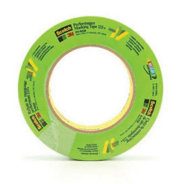 3M 46338 Scotch Performance Masking Tape 233+, Green, 36mm x 55m, 24 Rolls