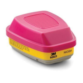 3M 46467 Organic Vapor and Acid Gas Cartridge/Filter, Use for 6000, 7000 Se