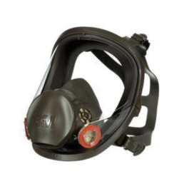 3M 54146 6000 Series Full-Face Respirator, Medium, NIOSH Approved