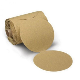 3M 55562 236U Series Abrasive Disc Roll, 6'' Diameter, P120 Grit, PSA Attac
