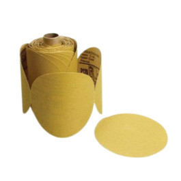 3M 55572 Stikit Abrasive Disc Roll, 6'' Diameter, P120 Grit, Aluminum Oxide