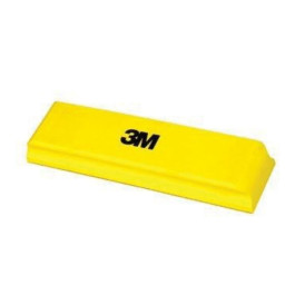 3M 05687 Sanding Block, Rectangle, 10-3/4'' Length x 2-5/8'' Width, Hook an
