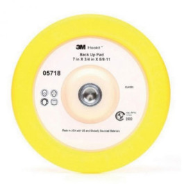 3M 05718 Perfect-It Face Plate Back Up Pad, 7'' Diameter, 5/8-11" Threaded