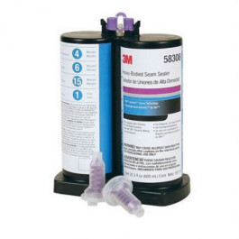 3M 58308 2-Part Heavy Bodied Seam Sealer, 600mm Cartridge, Paste, Off-White
