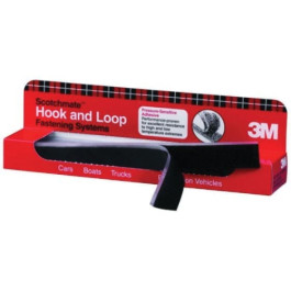 3M 06480 Scotchmate Hook and Loop Fastening System, 1'' Width x 12'' Length