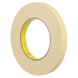 3M 231/231A Paint Masking Tape, Tan, 36 mm x 55 Meter, 7.6 Mil, Case of 24