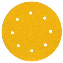 3M 09358 Stikit Gold Abrasive Disc 288U, 80D, 8", Dust-Free, Carton of 100