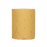 3M 01643 Stikit Gold Disc Roll, 6 in Diameter, P80 Grit, PSA, Gold, 125 Discs