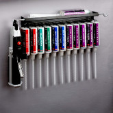 3M 02530 Shop Rack, Black, Compatible with 200 and 400 mL Adhesive Cartridges and Applicators