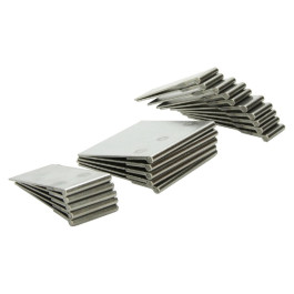 Mo-Clamp 0805 Tac-N-Pull Pull Plate Kit, 1 Inch, 1-1/2 Inch, 3 Inch Plates, Set of 20, For 0800 Tac-N-Pull Clamp