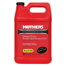 Mothers 81238 Professional Heavy Duty Rubbing Compound, 1 Gallon, Silicone Free, Removes 1200 Grit and Finer