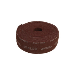 Mirka 18-573-447 Mirlon Very Fine Scuff Roll, P360, 4" x 10 m, Maroon, Alum