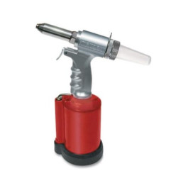 Howmet M39058 M-4 Air Riveter, Heavy Duty Pneumatic/Hydraulic, 3/32 to 1/4 Inch Capacity, 0.748 Inch Stroke, 85 to 95 PSI