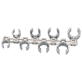 Martin BC8K Flare Nut Crowfoot Wrench Set, 3/8 inch Drive, 8 Piece, 12 Point