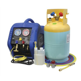 Mastercool 69110 Automotive A/C Recovery System, 115 Volt, 30 Pound DOT Tan