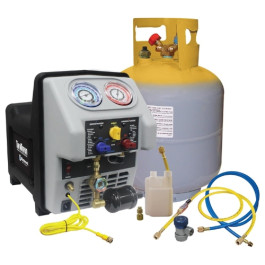 Mastercool 69365 Refrigerant Recovery System Complete Recovery Kit, Twin Turbo
