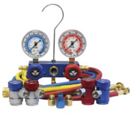 Mastercool 89661-AYF R1234yf/R134a Aluminum Manifold Gauge Set, 60 Inch Hos
