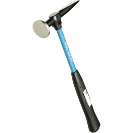 Martin 153FG Round Face Cross Chisel Hammer, 1-9/16" Face, 3" Chisel, Fiberglass Handle
