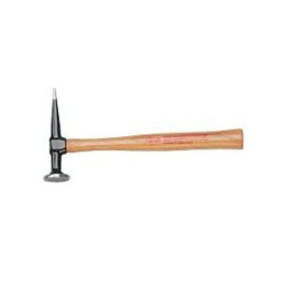 Martin 153S Cross Chisel Shrinking Hammer, Forged Steel Head, Hickory Wood Handle