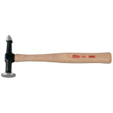 Martin 168HC High Crown Cross Peen Finishing Body Hammer with Wood Handle, 12" Overall Length