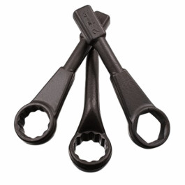 Martin 1813 Straight Pattern Striking Face Box Wrench, 2-3/16 inch Opening, 12 inch Length, 12-Point