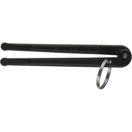 Martin Tool 482 Adjustable Face Spanner Wrench, 2" Capacity, Industrial Black Finish