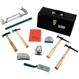 Martin 659K  Fender Repair Tool Set, with Metal Tool Box, 11 Pieces