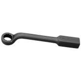 Martin 8808B Forged Alloy Steel 1-3/16" Opening 45 Degree Offset Striking Face Box Wrench, 12 Point, 11" Overall Length, Industrial Black Finish
