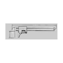 Martin 89311 Adjustable Auto Wrench, 3-Inch Jaw Capacity, 11-Inch Overall Length