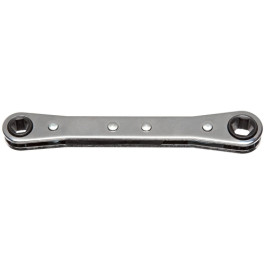 Martin RB810 Ratcheting Box Wrench, 1/4 x 5/16 Inch, 6-Point, Straight Pattern, Chrome Finish