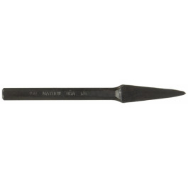 Mayhew Steel 10400 Cape Chisel, 1/8" Cut, 5-1/2" Overall Length, Black Oxide Finish