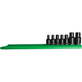 Mayhew 16025 Inverted Torx Socket Bit Set, 7-Piece, Black Oxide Finish, Polished Chrome