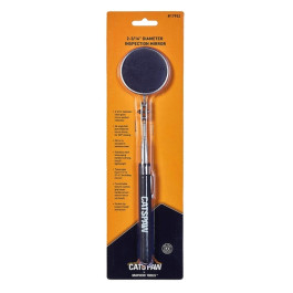 Mayhew Steel 17952 Inspection Mirror, 2-3/16" Diameter, Telescoping 9-1/2" to 37-1/2"