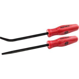 Mayhew 31092 Mini Pry Bar Set, 2-Piece, Red, Black Oxide