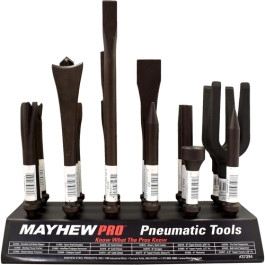 Mayhew 37394 Pneumatic Display Block, 18-Piece Automotive and Industrial Air Tool Set