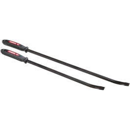 Mayhew Steel 61353 Dominator Pry Bar Set, 25 Inch Curved and 31 Inch Curved, Black Oxide Finish