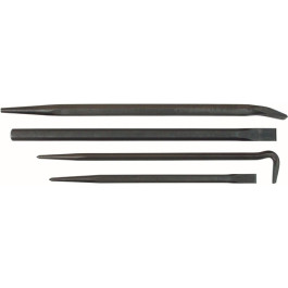 Mayhew 76284 4-Piece Pry Bar Set, Alloy Steel, Sand Blasted Finish