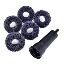 3M 21758 Scotch-Brite XO-DR Brake Hub Cleaning Disc Kit, Extra Coarse, Purp