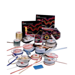 3M 73051 Scotchcal 730 Series Striping Tape, 150' L x 1'' W, Dark Tundra