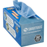Arkwright SmartRags Lint Free Microfiber Cloths in Box, GSM 180, Blue, 12 x 12 in, Pack of 50