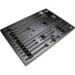 Mayhew 32090F 20-Piece Pneumatic Air Hammer Tool Set, 0.401-Inch Turn-Type